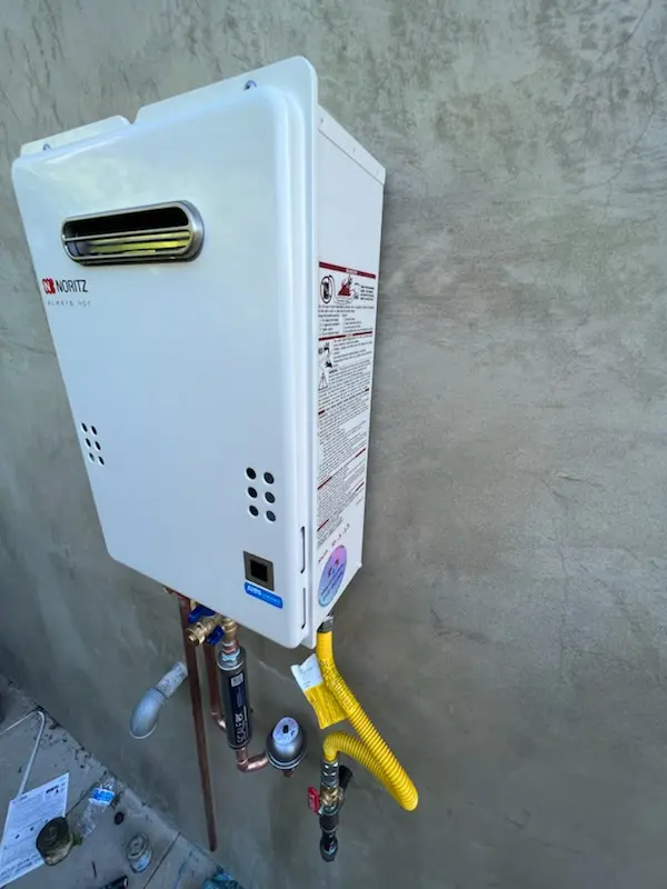 Tankless water heater installation for La Sierra Acres homes